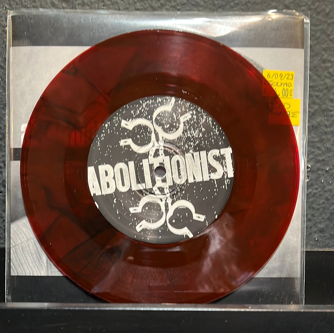 USED VINYL: Abolitionist “At The Level Of The Ear” 7" EP (Red Marbled Vinyl)