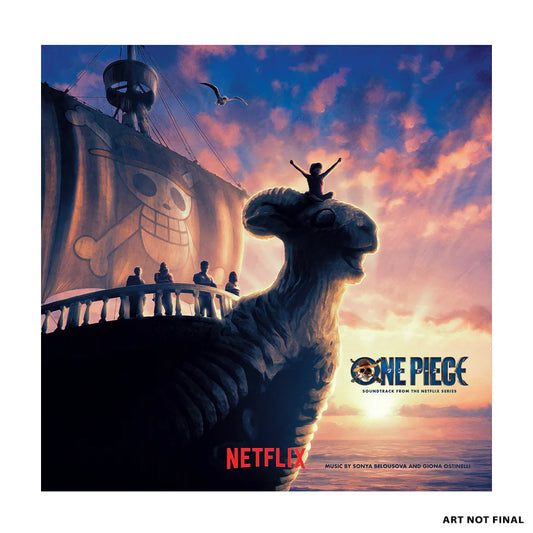 PRE-ORDER: Sonya Belousova and Giona Ostinelli "One Piece (Soundtrack from the Netflix Series)" 2xLP (Blue Sea Vinyl)