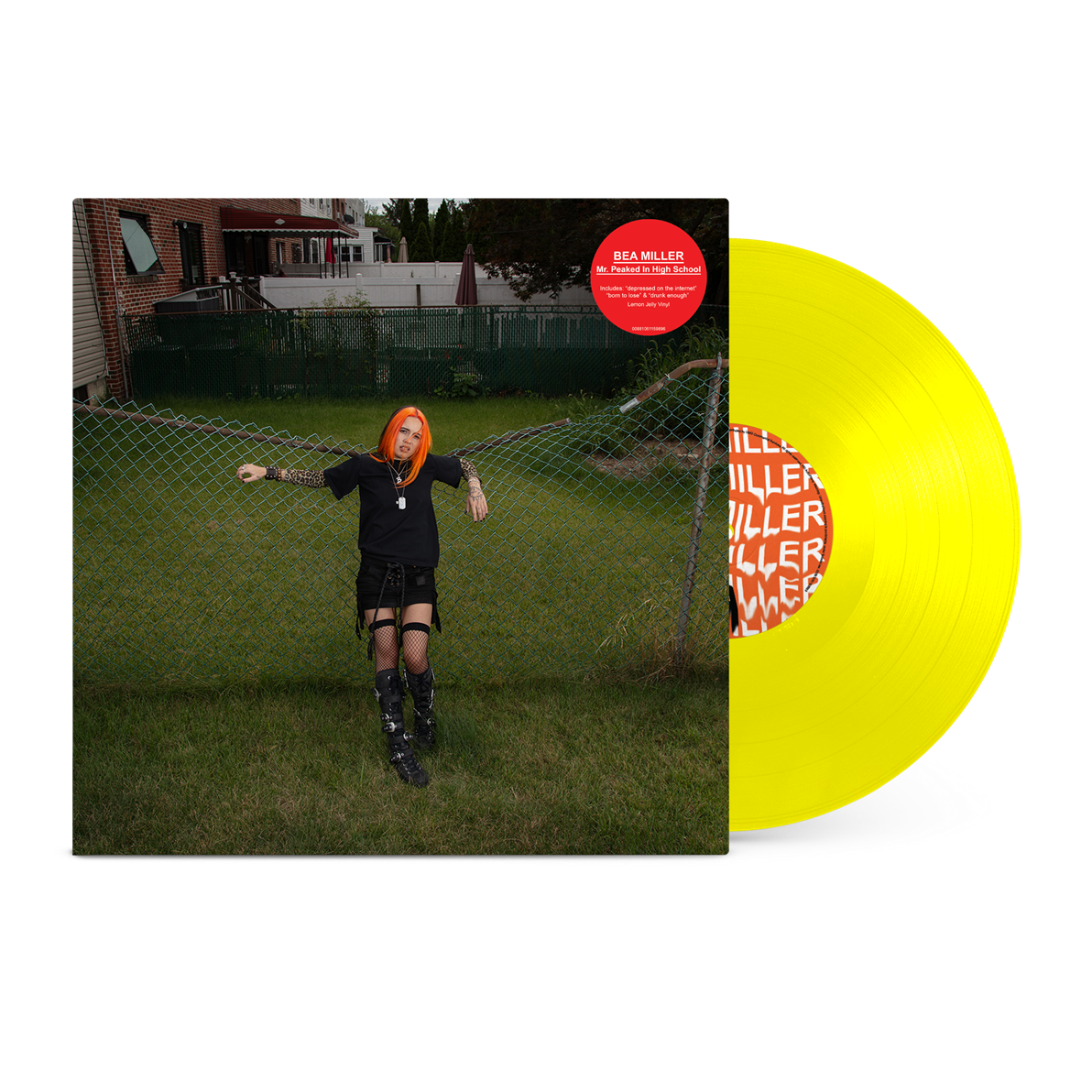 EMBARGO 8/7 PRE-ORDER: Bea Miller "Mr. Peaked In High School" LP ("Lemon Jelly" Color Vinyl))