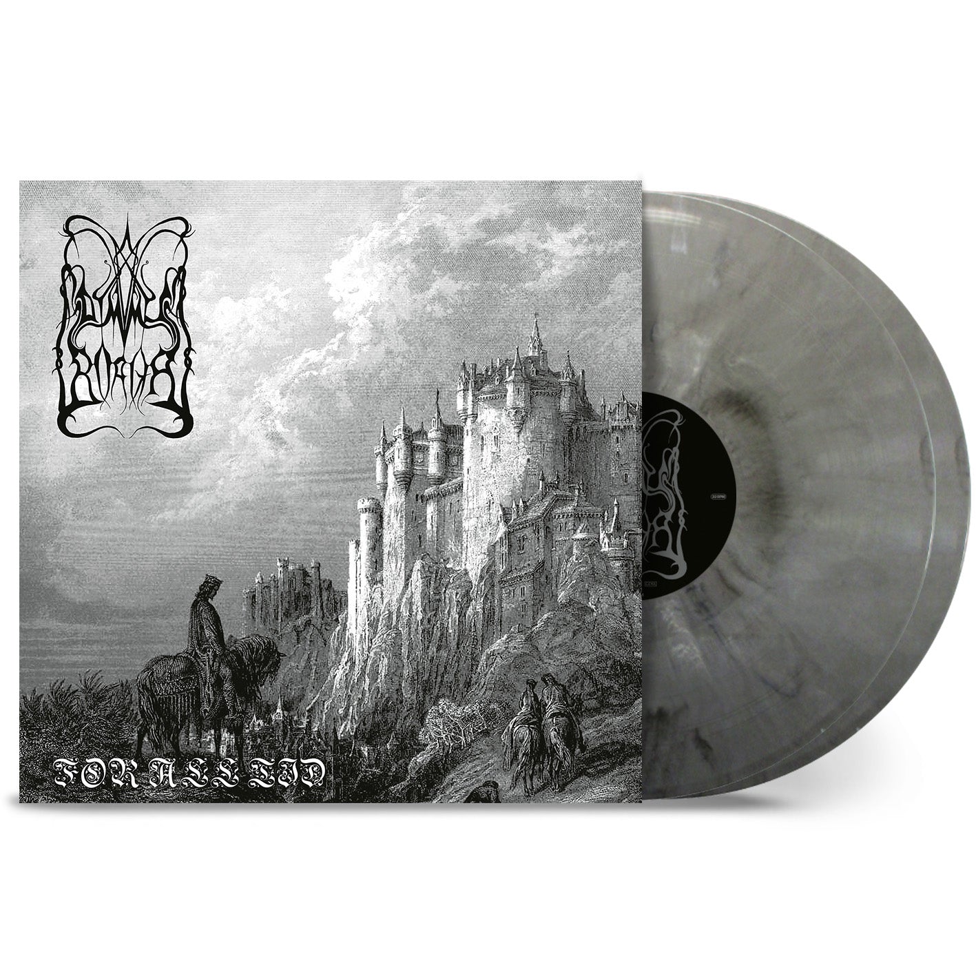 PRE-ORDER: Dimmu Borgir "For All Tid" 2xLP (Indie Exclusive Silver/White/Black Marbled Vinyl)