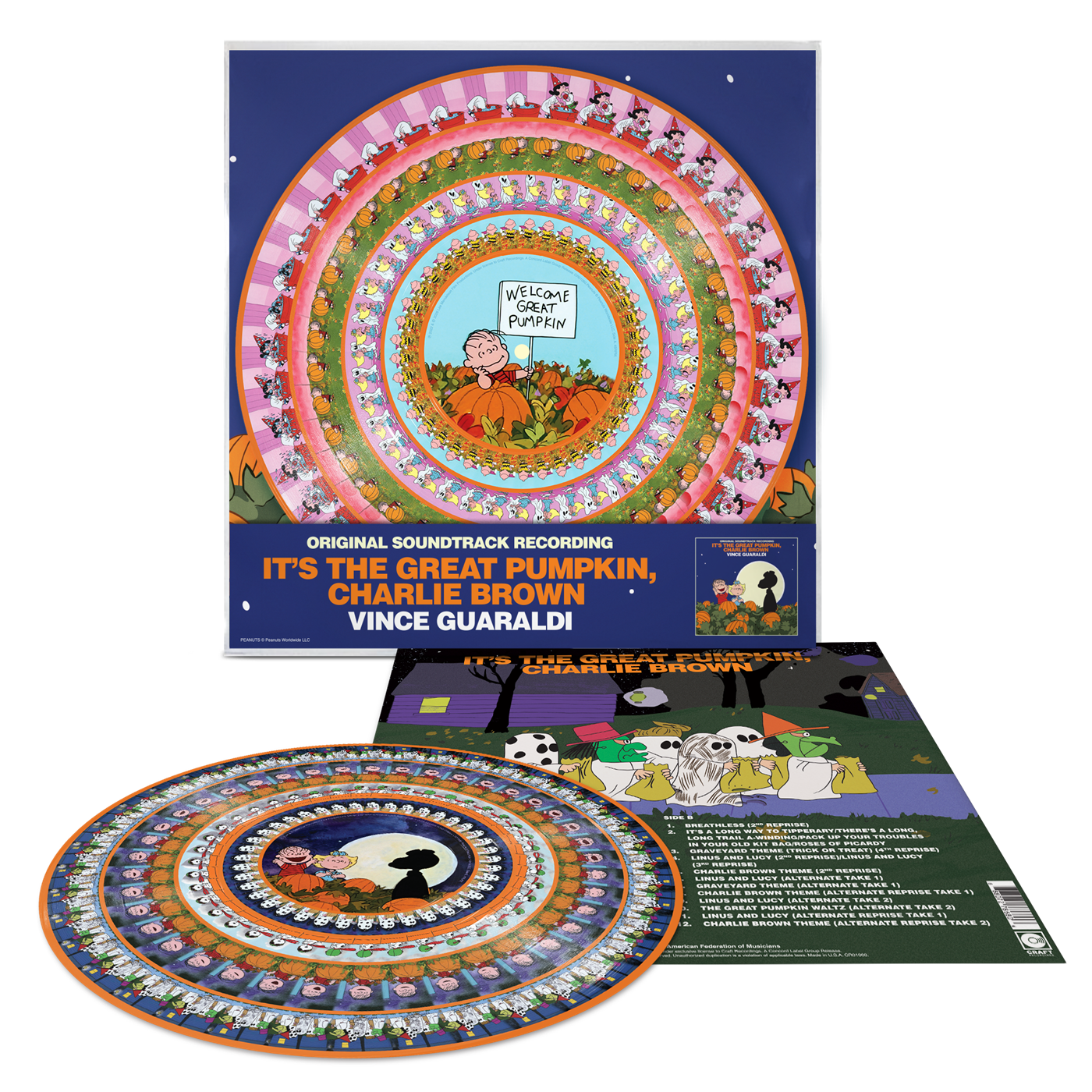 EMBARGO 6/10 PRE-ORDER: Vince Guaraldi "It's The Great Pumpkin, Charlie Brown (OST)" LP (Zoetrope Disc)