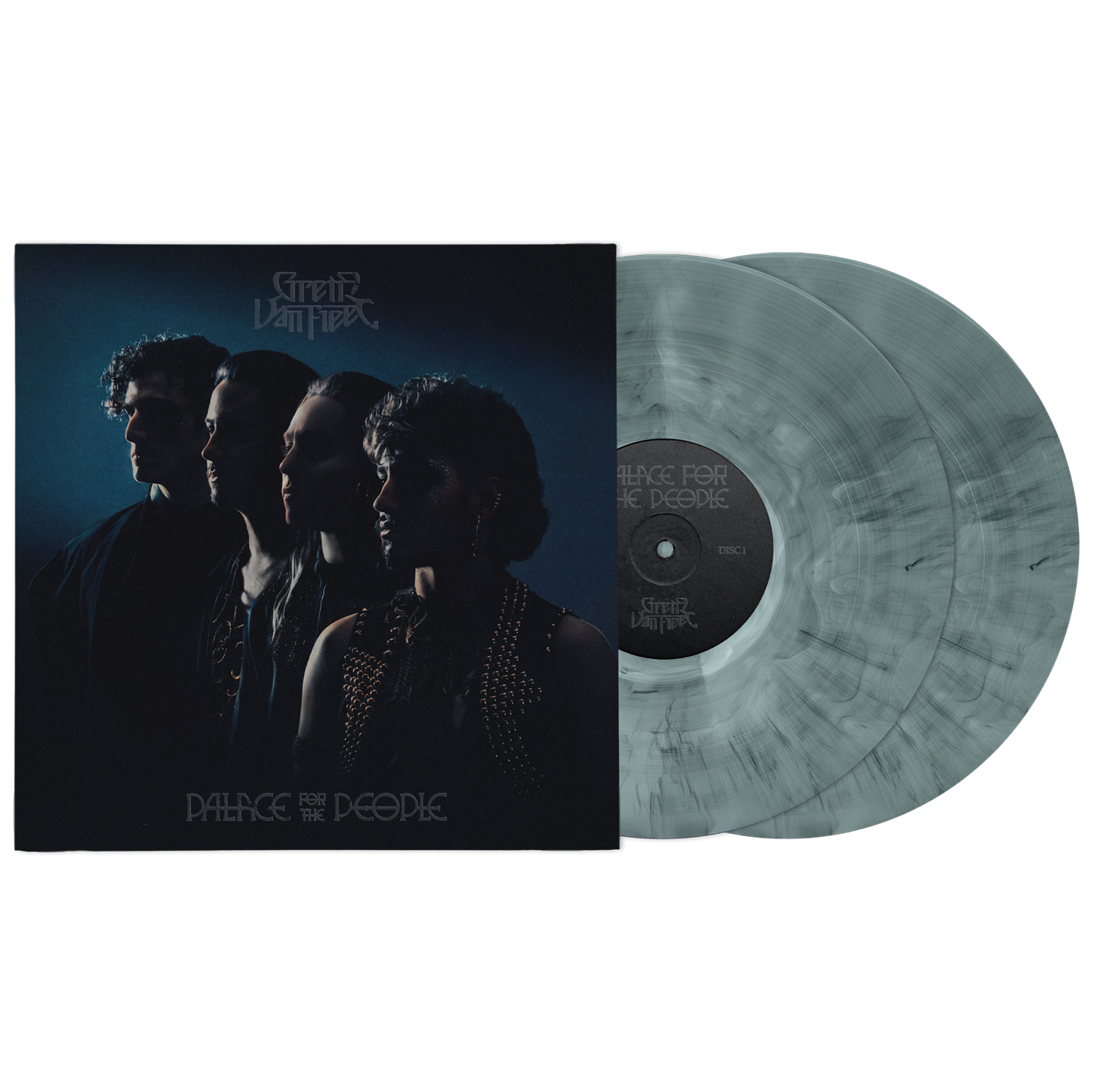 PRE-ORDER: Greta Van Fleet "Palace for the People" 2xLP (Indie Exclusive Origin Variant "Celestite Marble" Finish Vinyl)