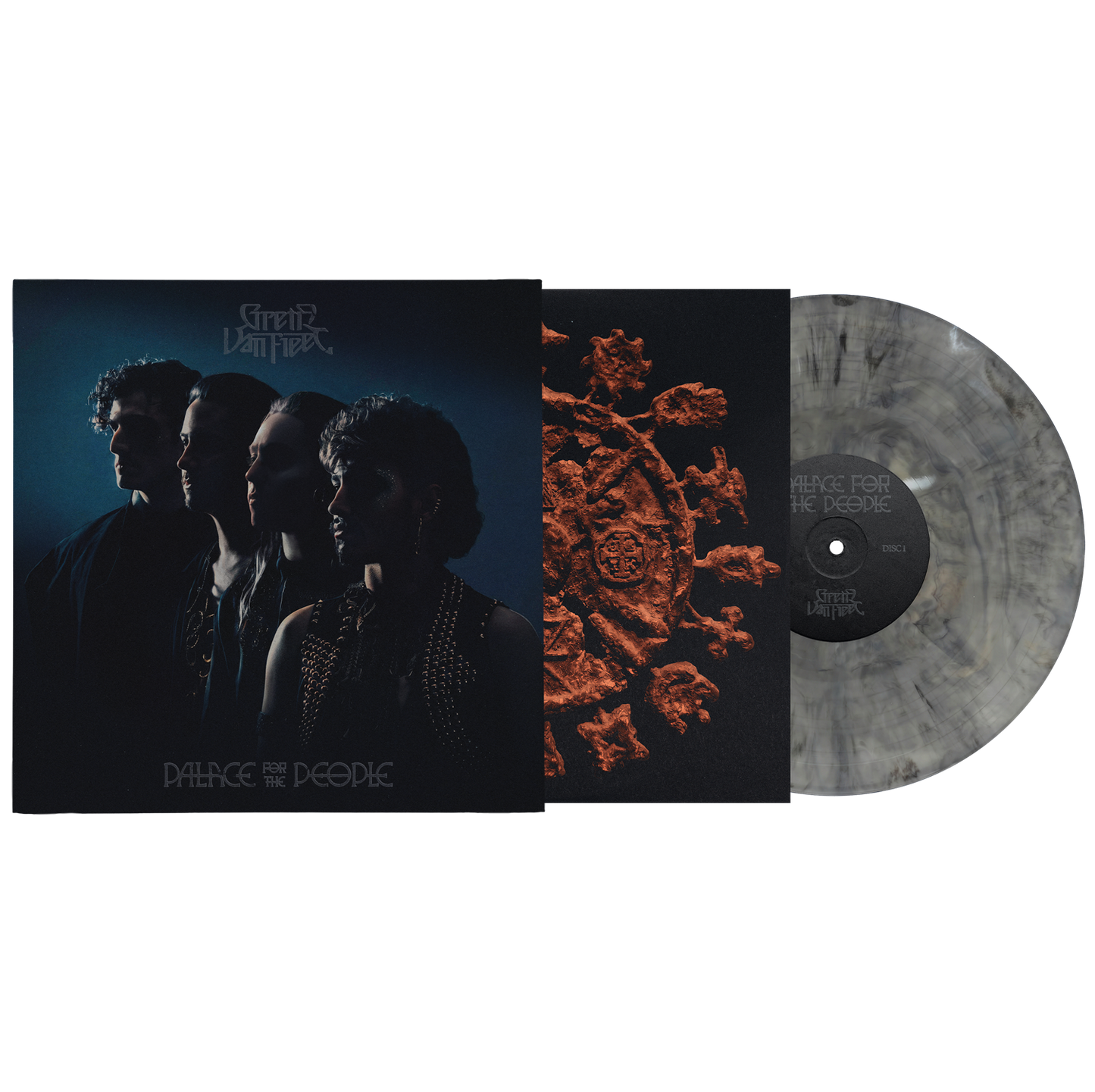 PRE-ORDER: Greta Van Fleet "Palace for the People" 2xLP (First Pressing Oracle Variant Smokey Quartz Color Vinyl)