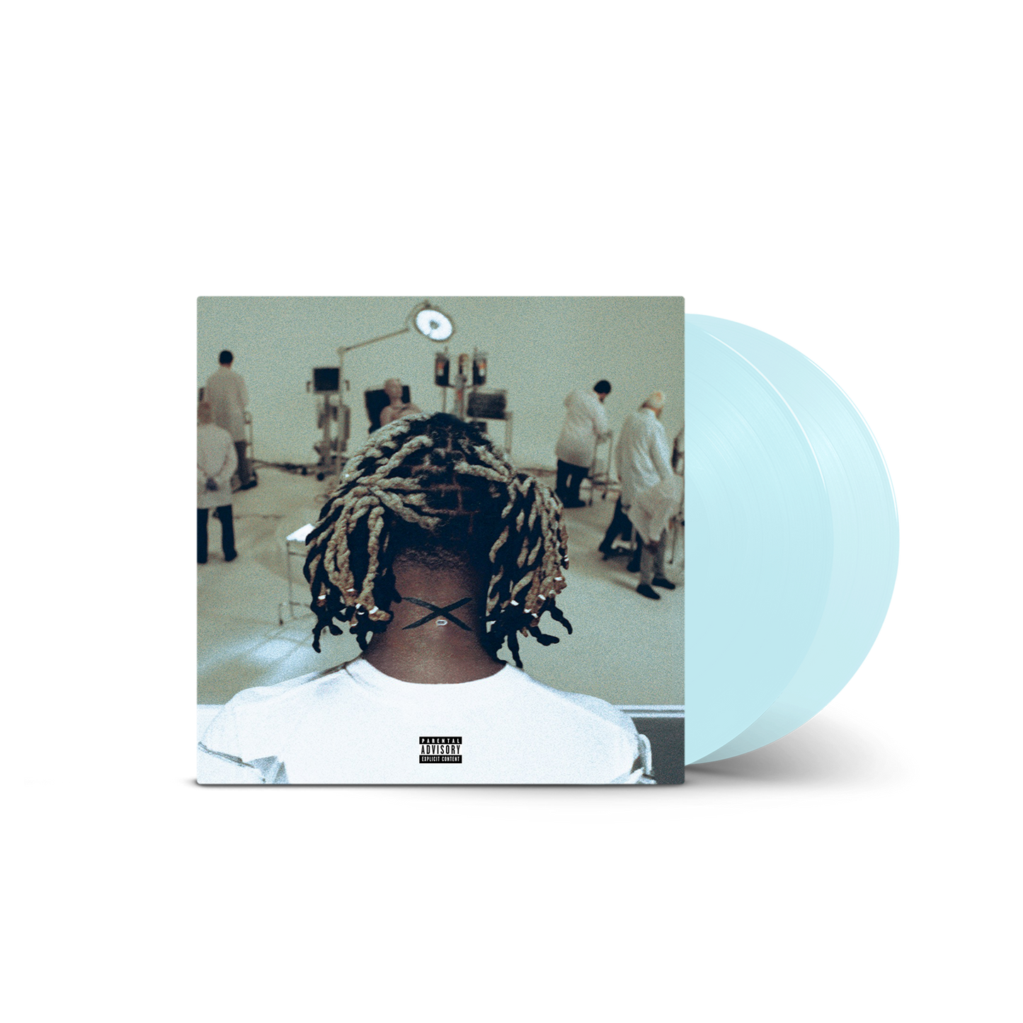 EMBARGO 7/10 PRE-ORDER: Ken Carson "xperiment" 2xLP (Transparent Clearwater Blue Vinyl)