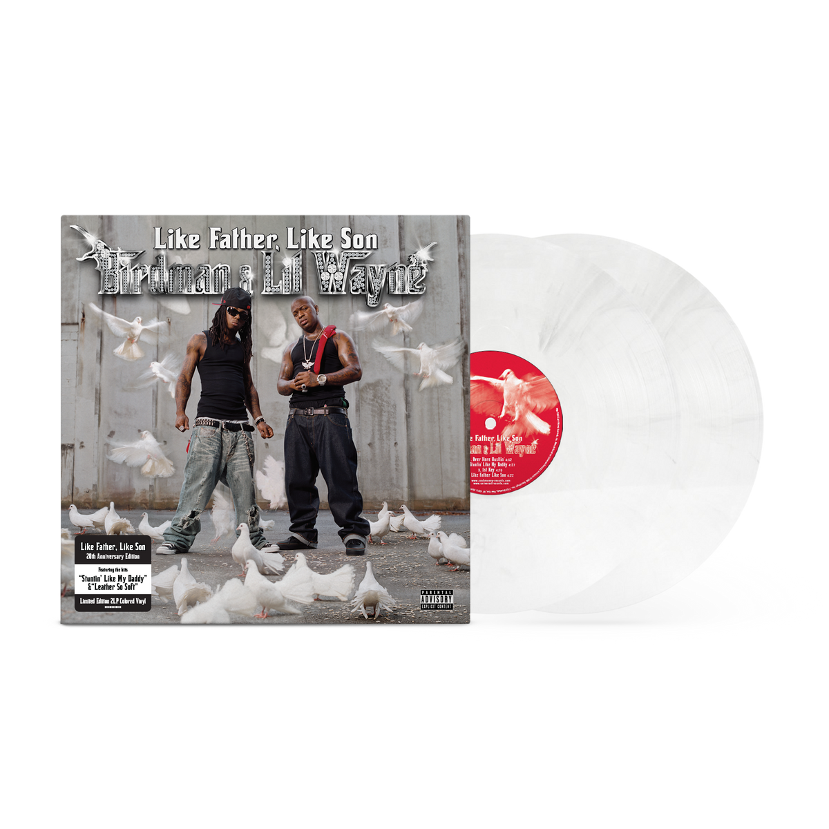 PRE-ORDER: Birdman & Lil Wayne "Like Father, Like Son (20th Anniversary)" 2xLP (Pearl White Vinyl)
