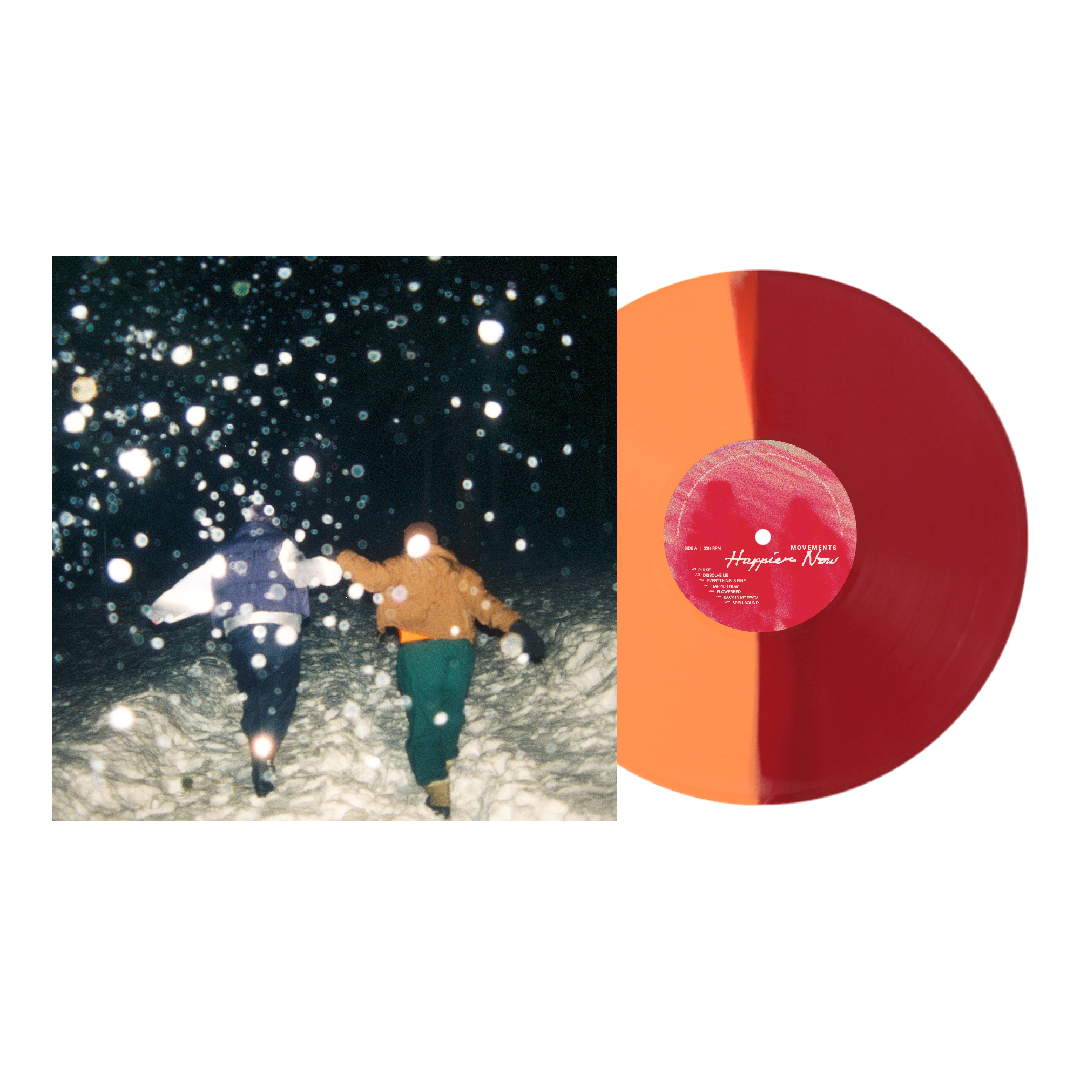 PRE-ORDER: Movements "Happier Now" LP (Indie Exclusive Tangerine & Apple Split Color Vinyl)