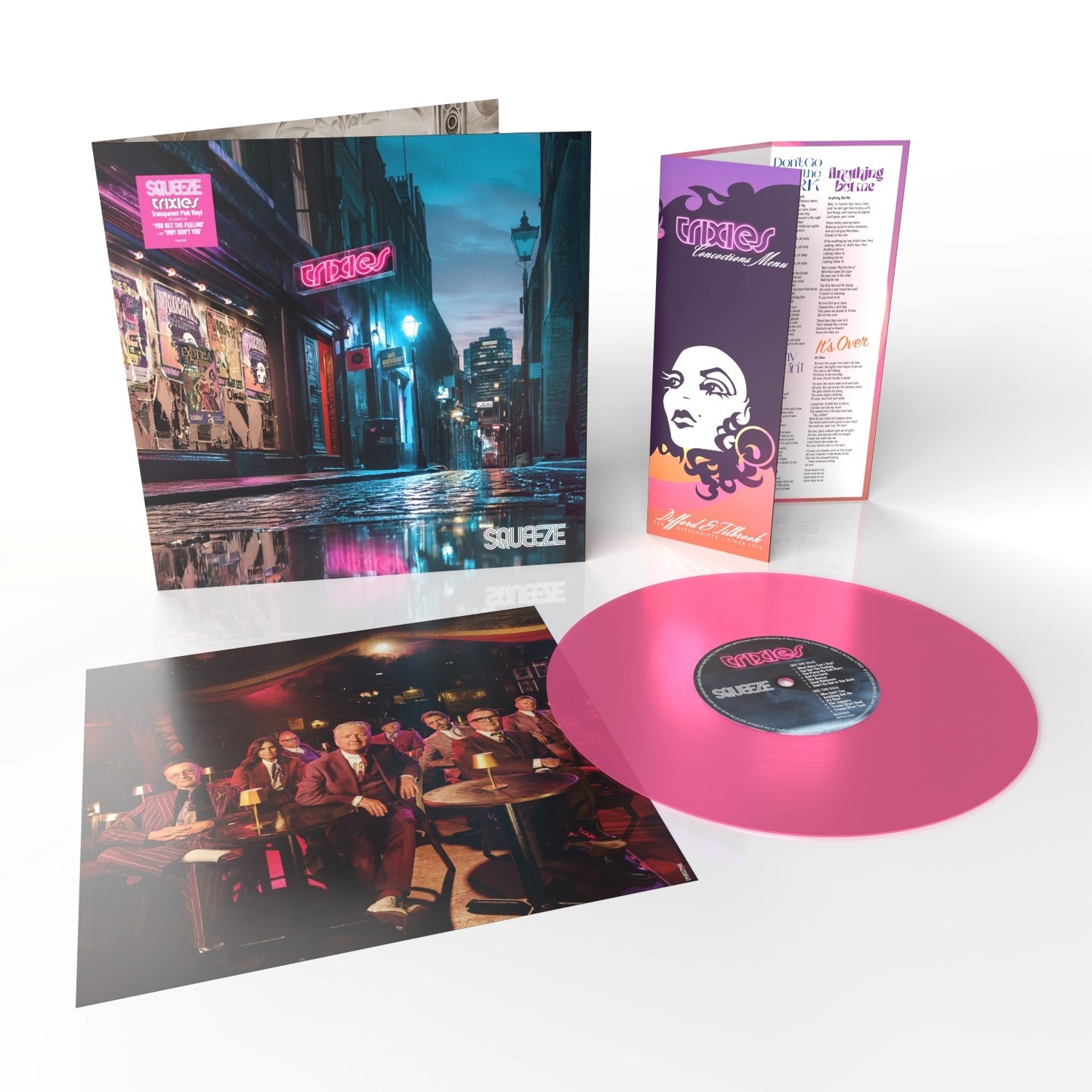 PRE-ORDER: Squeeze "Trixies" LP (Transparent Pink Vinyl)