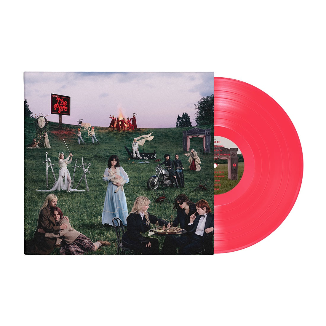 The Last Dinner Party "From The Pyre" LP (Indie Exclusive Neon Pink Vinyl)