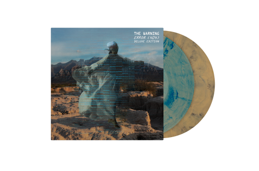 EMBARGO 12/18 PRE-ORDER: The Warning "ERROR (404)" 2xLP (Deluxe Edition, Custard/Black & Wave/Coastal Blue Vinyl)