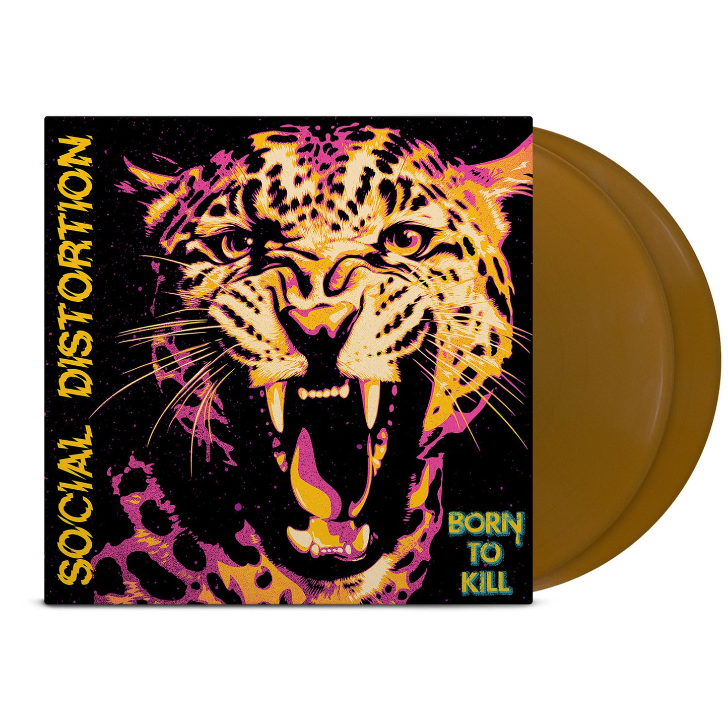 PRE-ORDER: Social Distortion "Born To Kill" 2xLP (California Indie Exclusive "Gibson Gold" Color Vinyl)