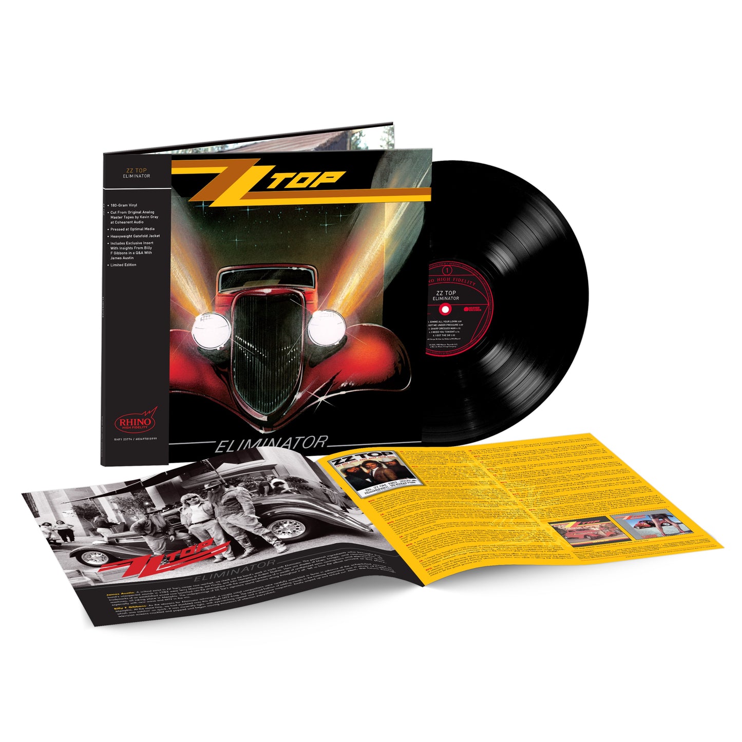 ZZ Top "Eliminator" LP