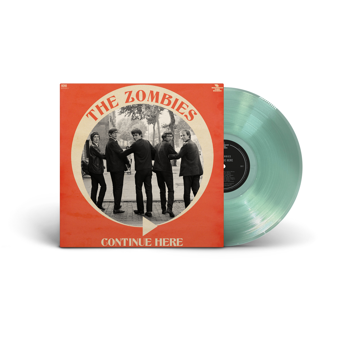 PRE-ORDER: The Zombies "Continue Here (Mono Remastered)" LP (Indie Exclusive Coke Bottle Clear Vinyl)