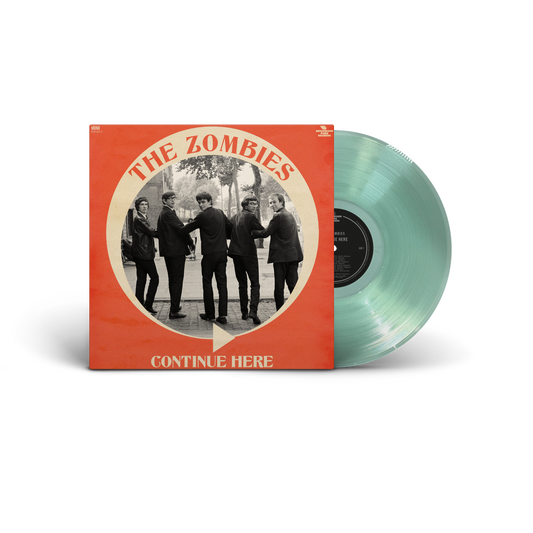 PRE-ORDER: The Zombies "Continue Here (Mono Remastered)" LP (Indie Exclusive Coke Bottle Clear Vinyl)