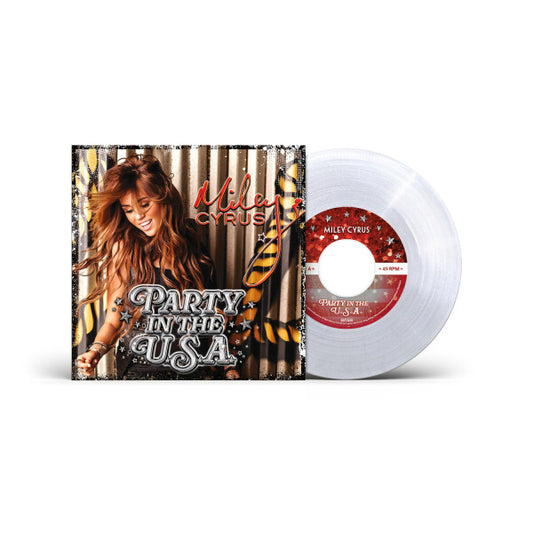 Miley Cyrus "Party in the U.S.A." 7" (Clear Glitter Vinyl)
