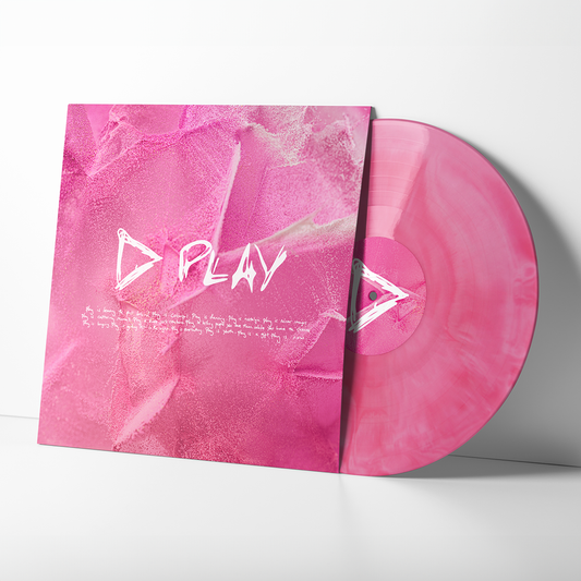 Ed Sheeran "Play" LP (Indie Exclusive White & Pink Marbled Vinyl)