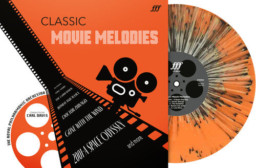 PRE-ORDER: Royal Philharmonic Orchestra "Classic Movie Melodies" LP (Orange Splatter Vinyl, Import)