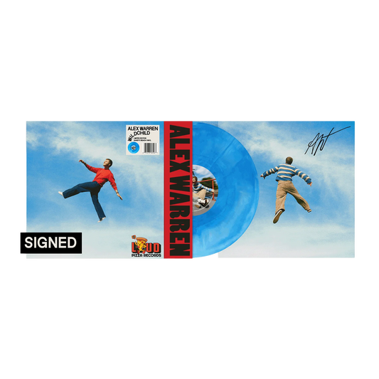 Alex Warren "WILDCHILD" LP (Listening Party Exclusive "Sandy's Beach" Blue Vinyl, SIGNED)