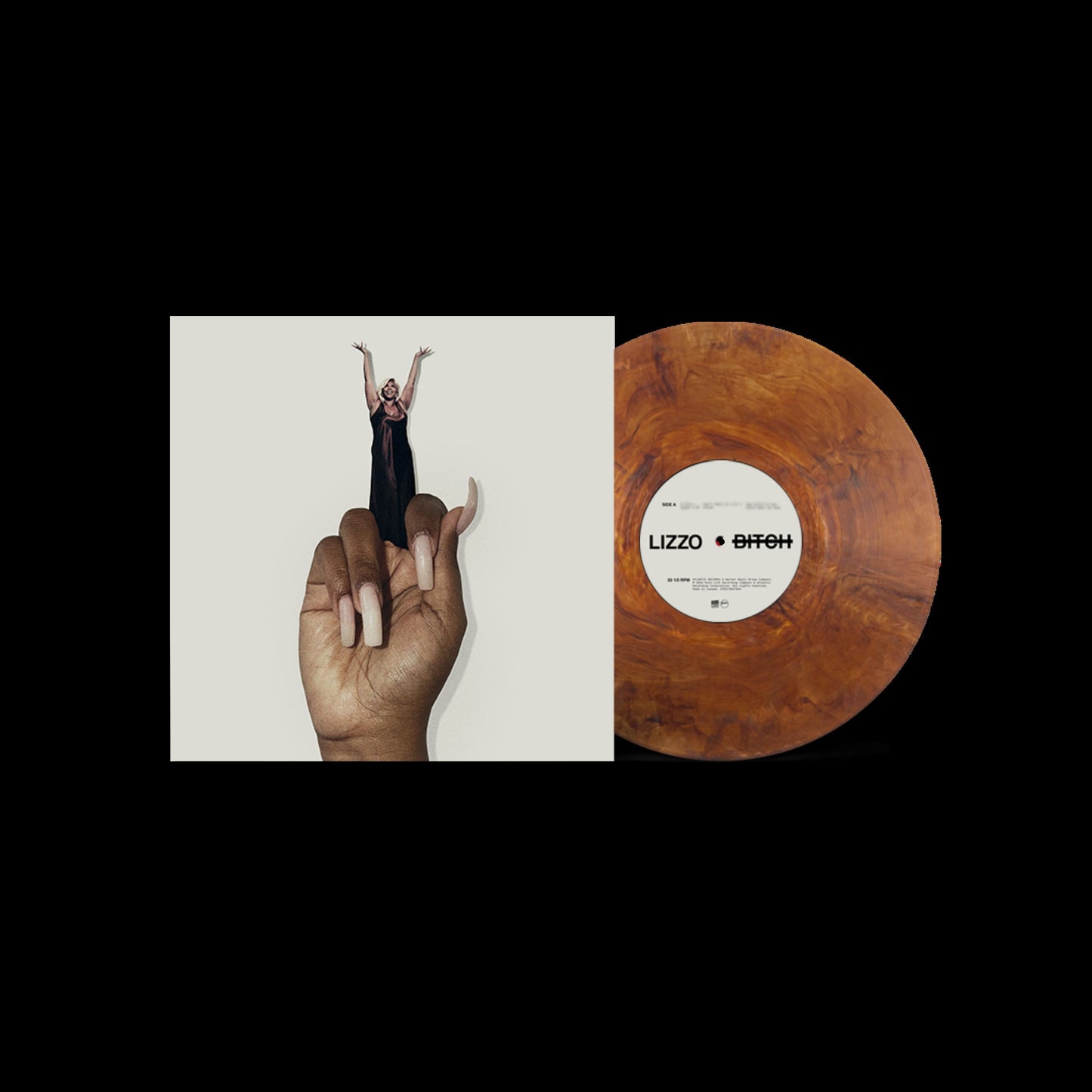PRE-ORDER: Lizzo "BITCH" LP (Indie Exclusive Copper Black Ice Vinyl)