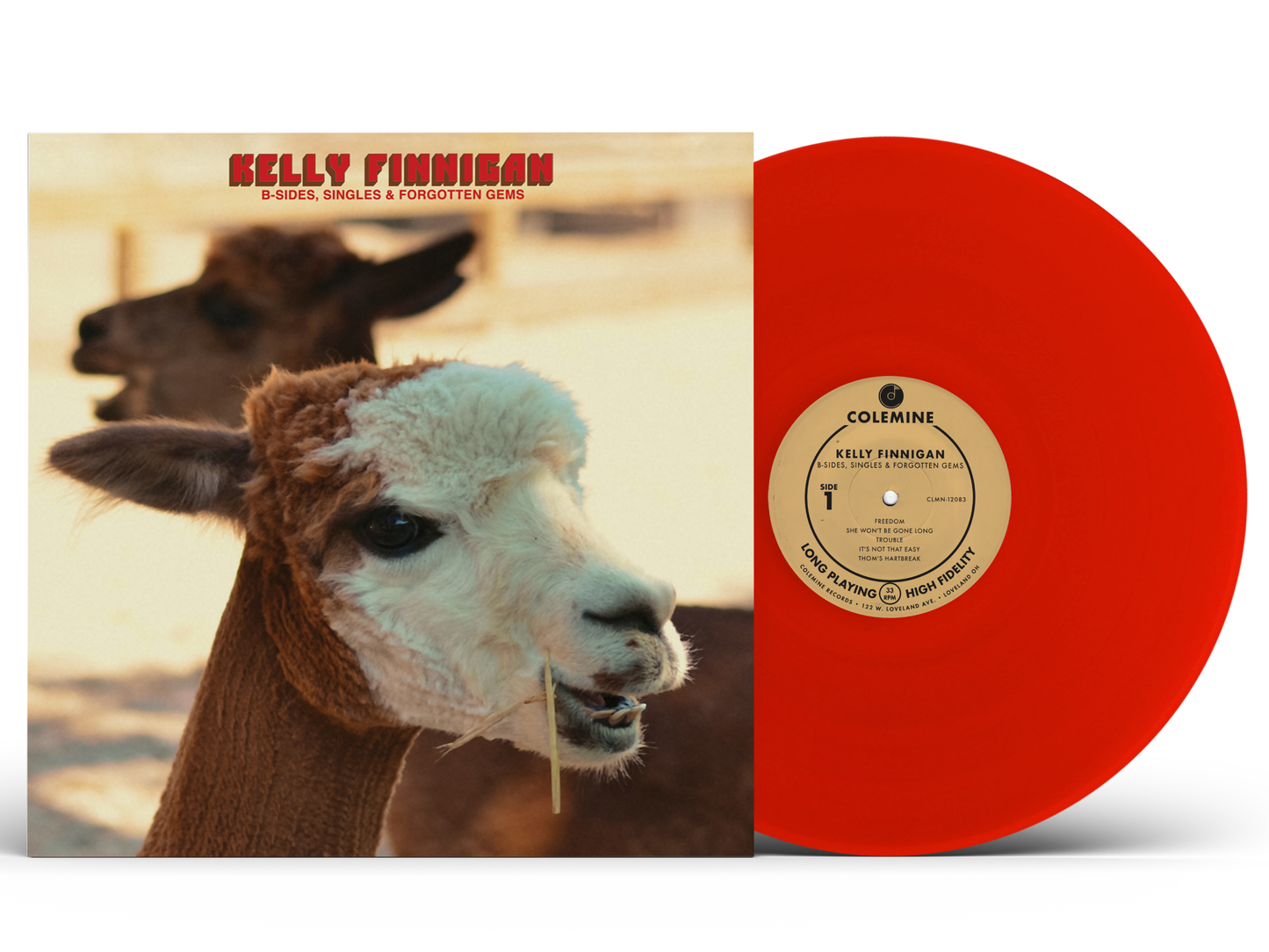 PRE-ORDER: Kelly Finnigan "B-Sides, Singles & Forgotten Gems" LP (Fire Red Vinyl)