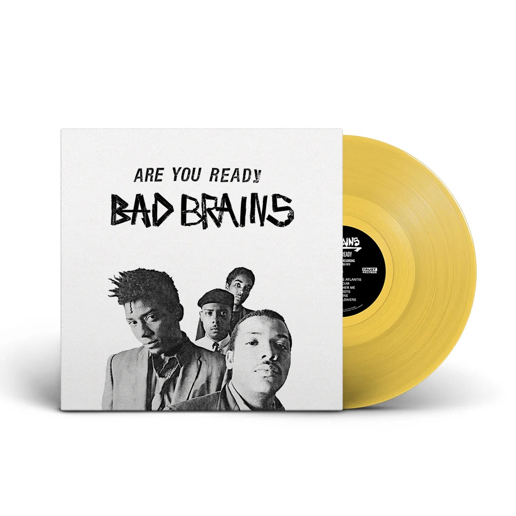 PRE-ORDER: Bad Brains "Are You Ready: The First Studio Recording (Inner Ear - March 1979)" 12" EP (Yellow Vinyl, Laser Etched B-Side)