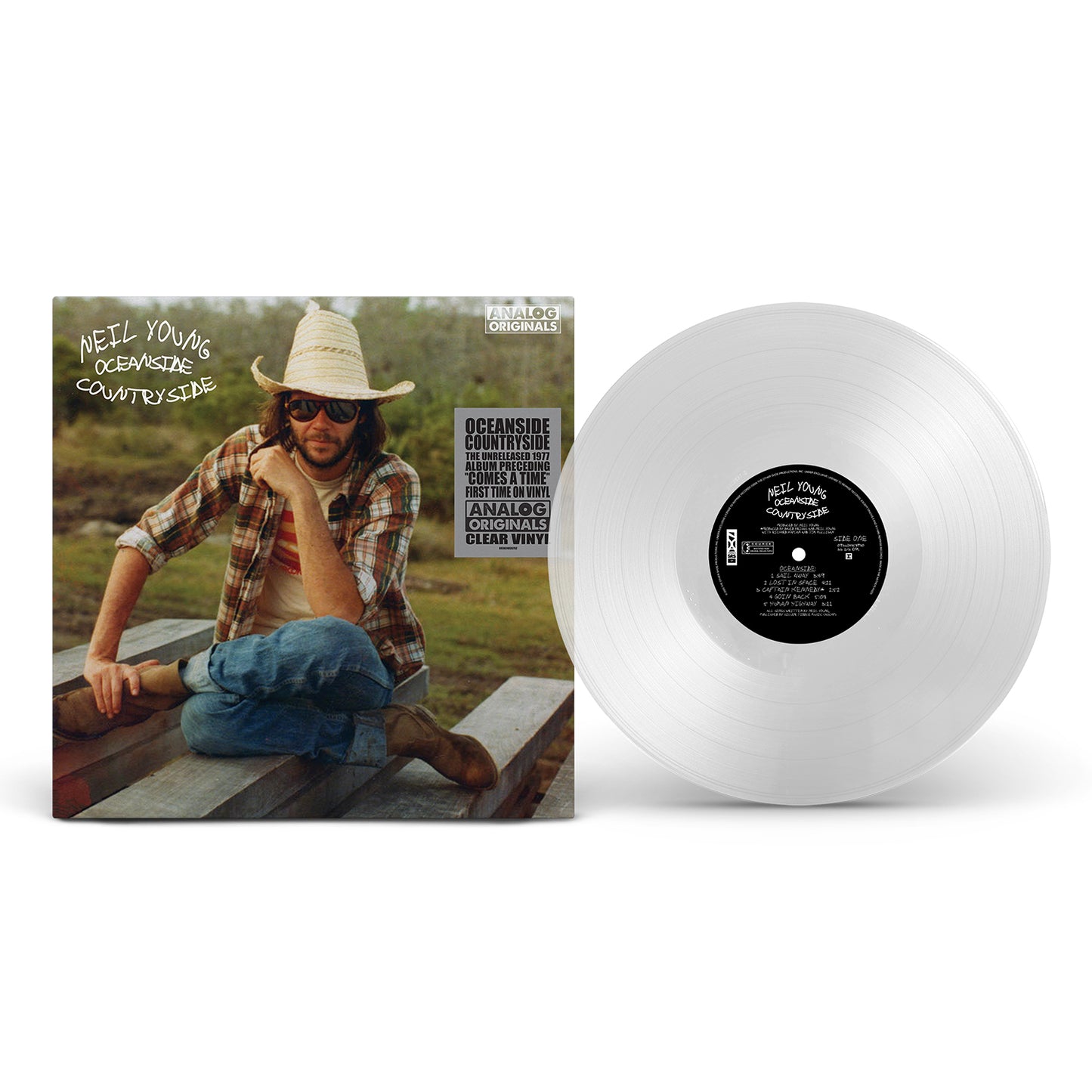 Neil Young "Oceanside Countryside" LP (Indie Exclusive Recycled Clear VInyl)