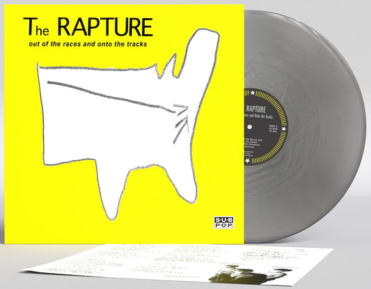 The Rapture "Out Of the Races and Onto the Tracks" LP (25th Anniversary Silver Vinyl)