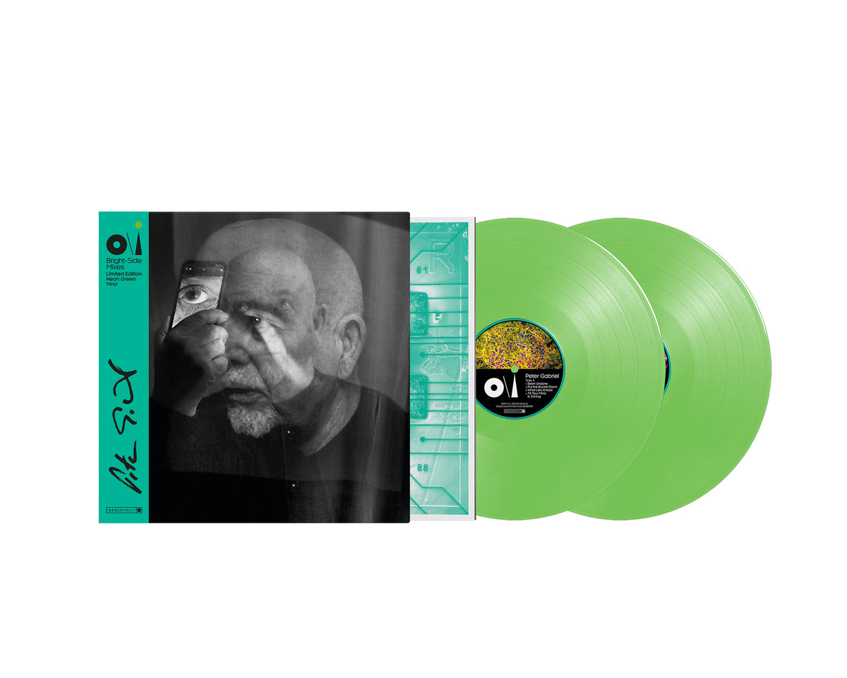 PRE-ORDER: Peter Gabriel "o\i (Bright-Side Mix)" 2xLP (Indie Exclusive Neon Green Vinyl)