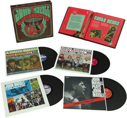 PRE-ORDER: John Mayall & the Bluesbreakers "Guitar Heroes: The Decca Years 1965-1967 - Boxset" 4xLP Box Set