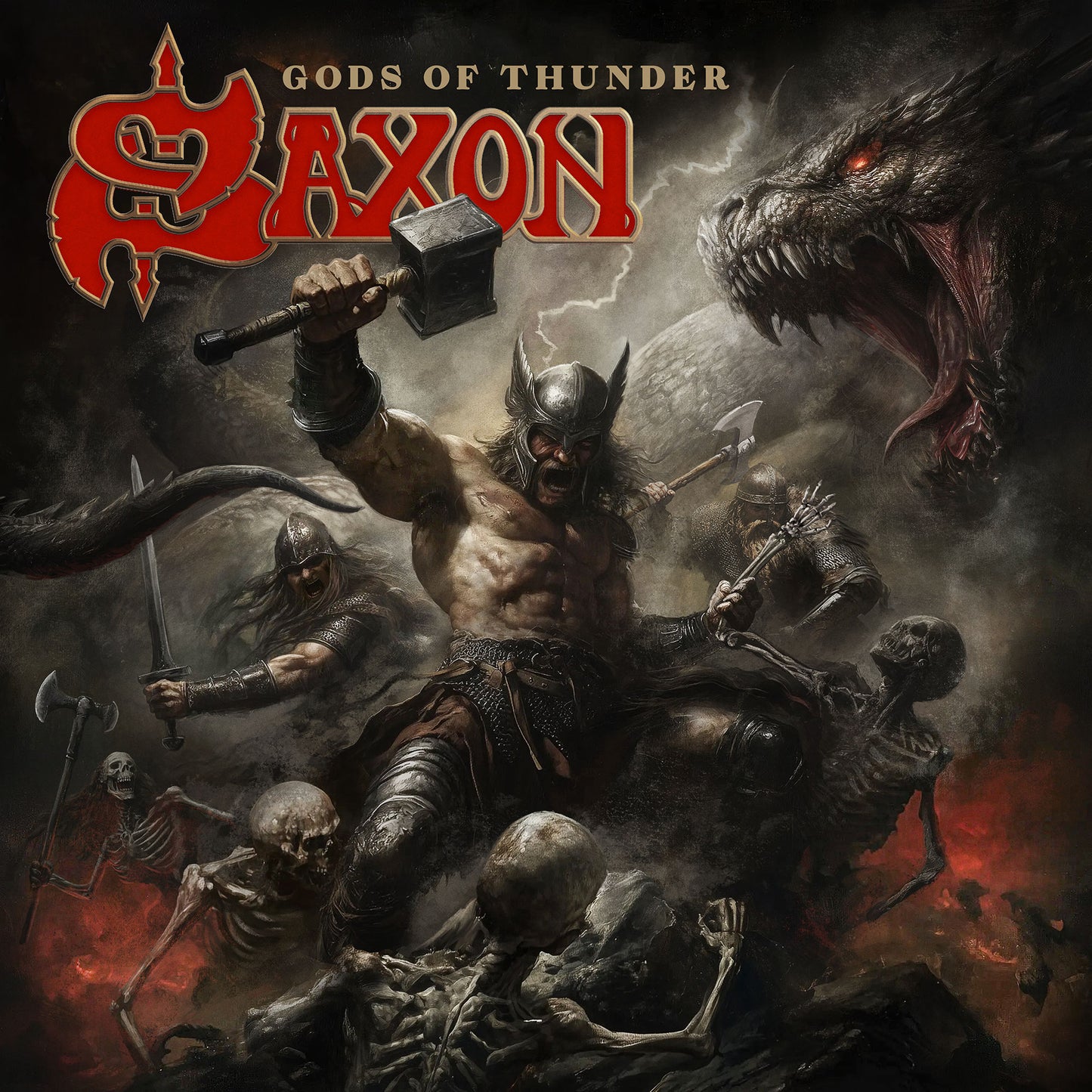 PRE-ORDER: Saxon "Gods of Thunder" LP