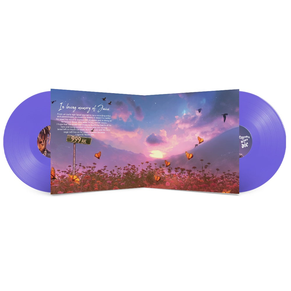 Juice WRLD "Legends Never Die (5 Year Anniversary)" 2xLP (Eternal Purple Vinyl)