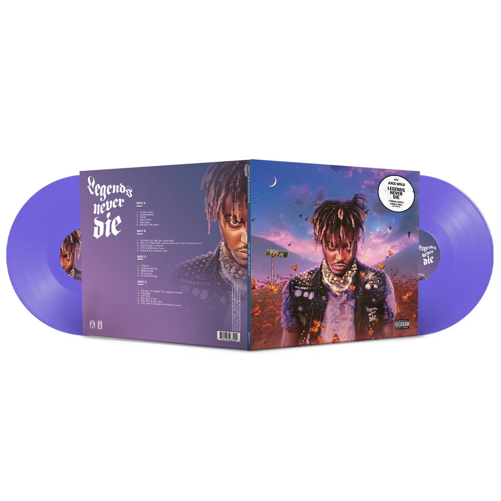 Juice WRLD "Legends Never Die (5 Year Anniversary)" 2xLP (Eternal Purple Vinyl)