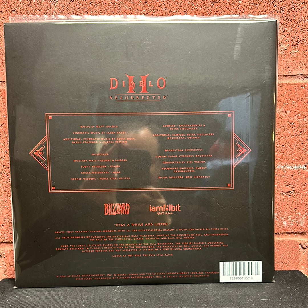 Used Vinyl:  Matt Uelmen ”Diablo II: Resurrected” 2xLP (Red and black splatter vinyl)