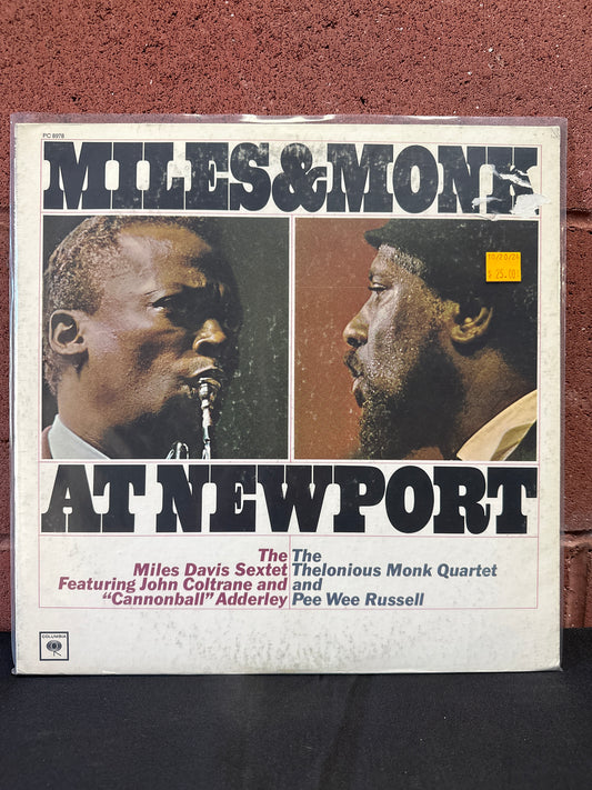 Used Vinyl:  The Miles Davis Sextet & The Thelonious Monk Quartet ”Miles & Monk At Newport” LP