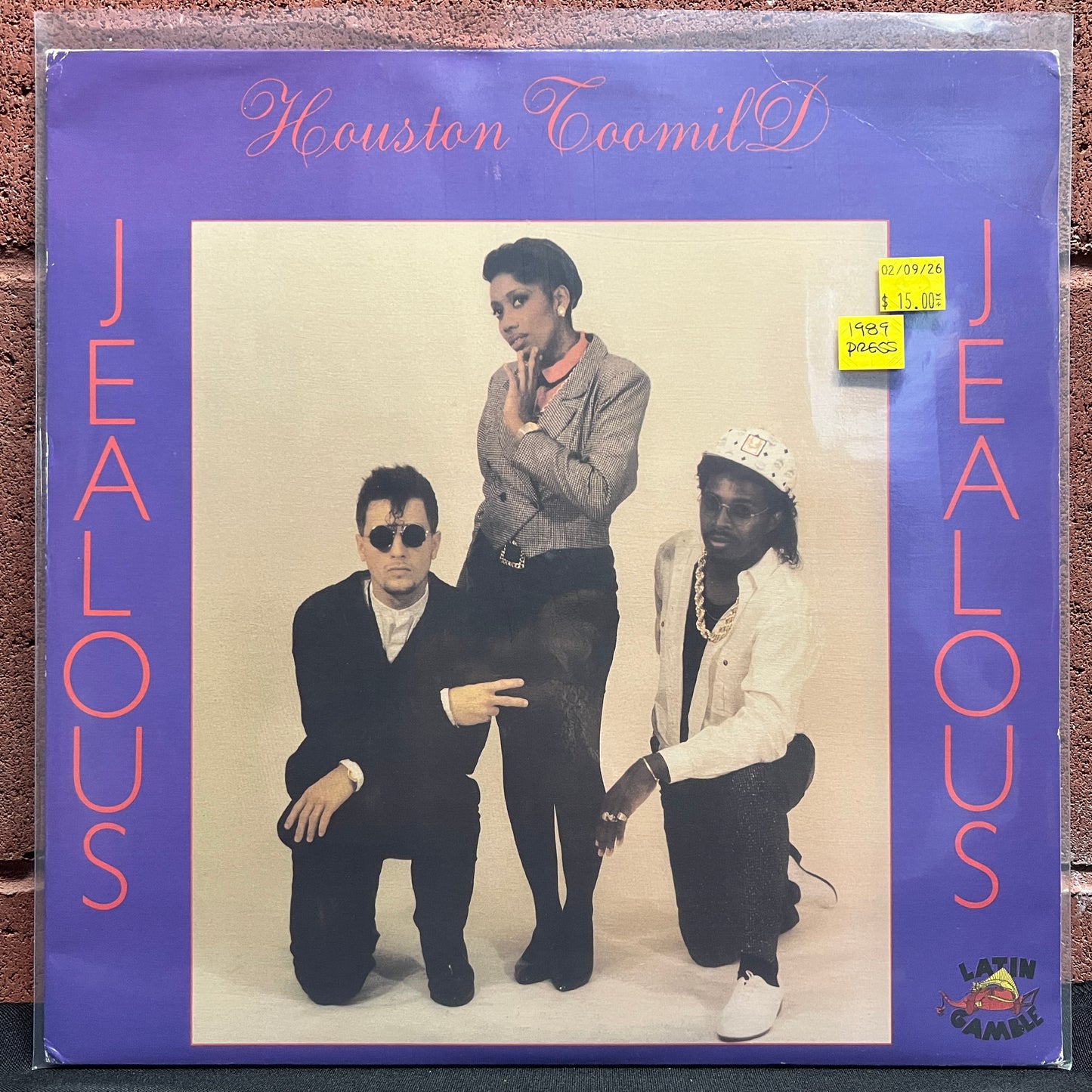 Used Vinyl: Houston And Too Mild "Jealous" 12" (1989 Press)