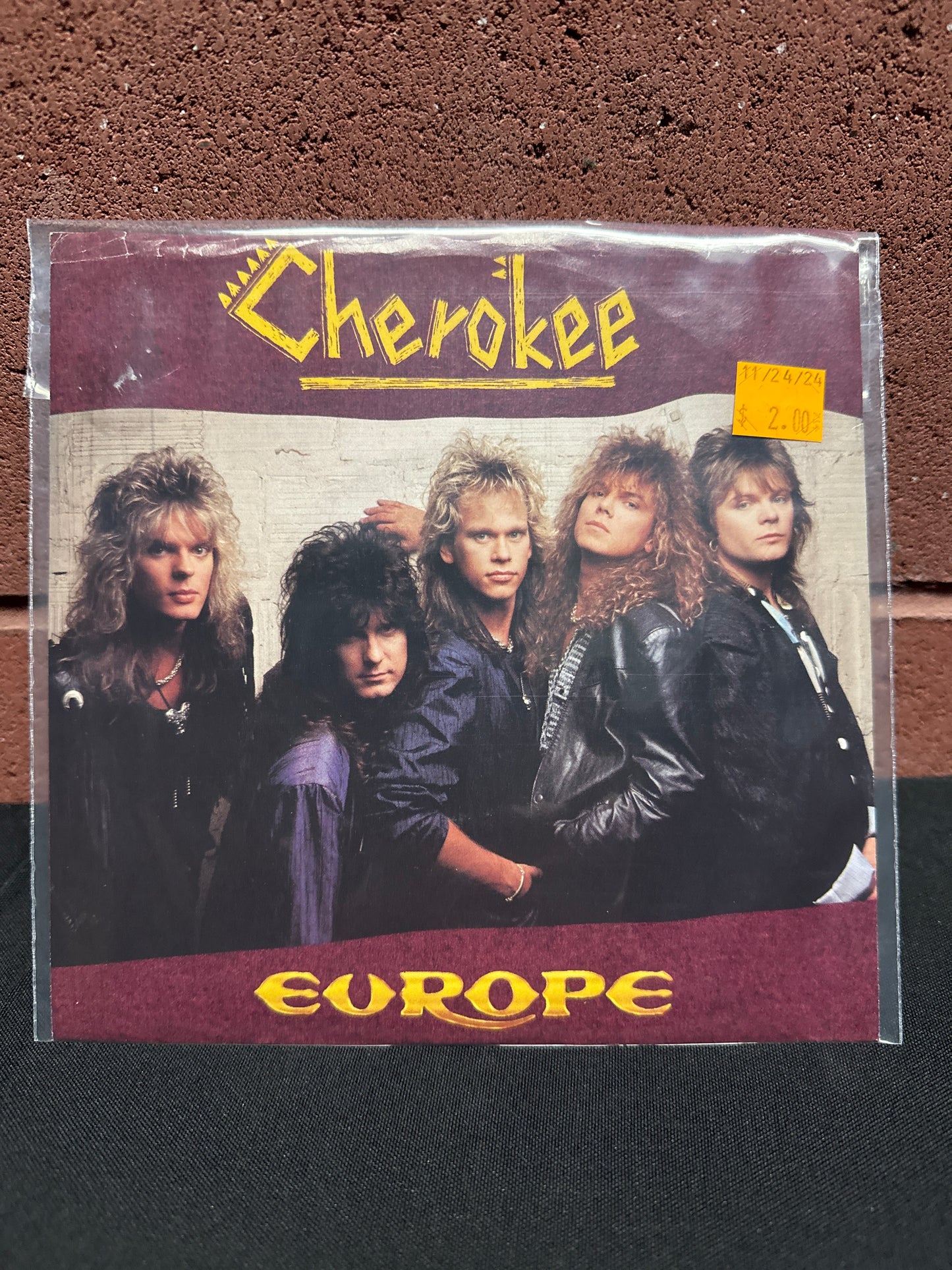 Used Vinyl:  Europe ”Cherokee” 7" (Promo)