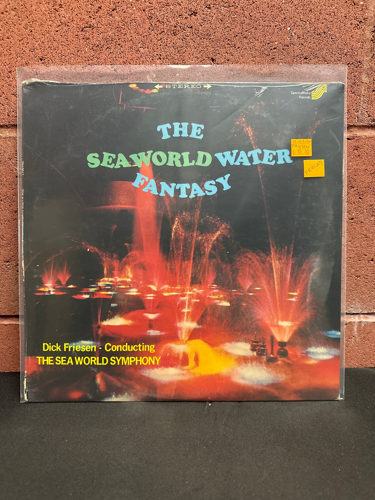 Used Vinyl:  Dick Friesen Conducting The Sea World Symphony ”The Sea World Water Fantasy” LP