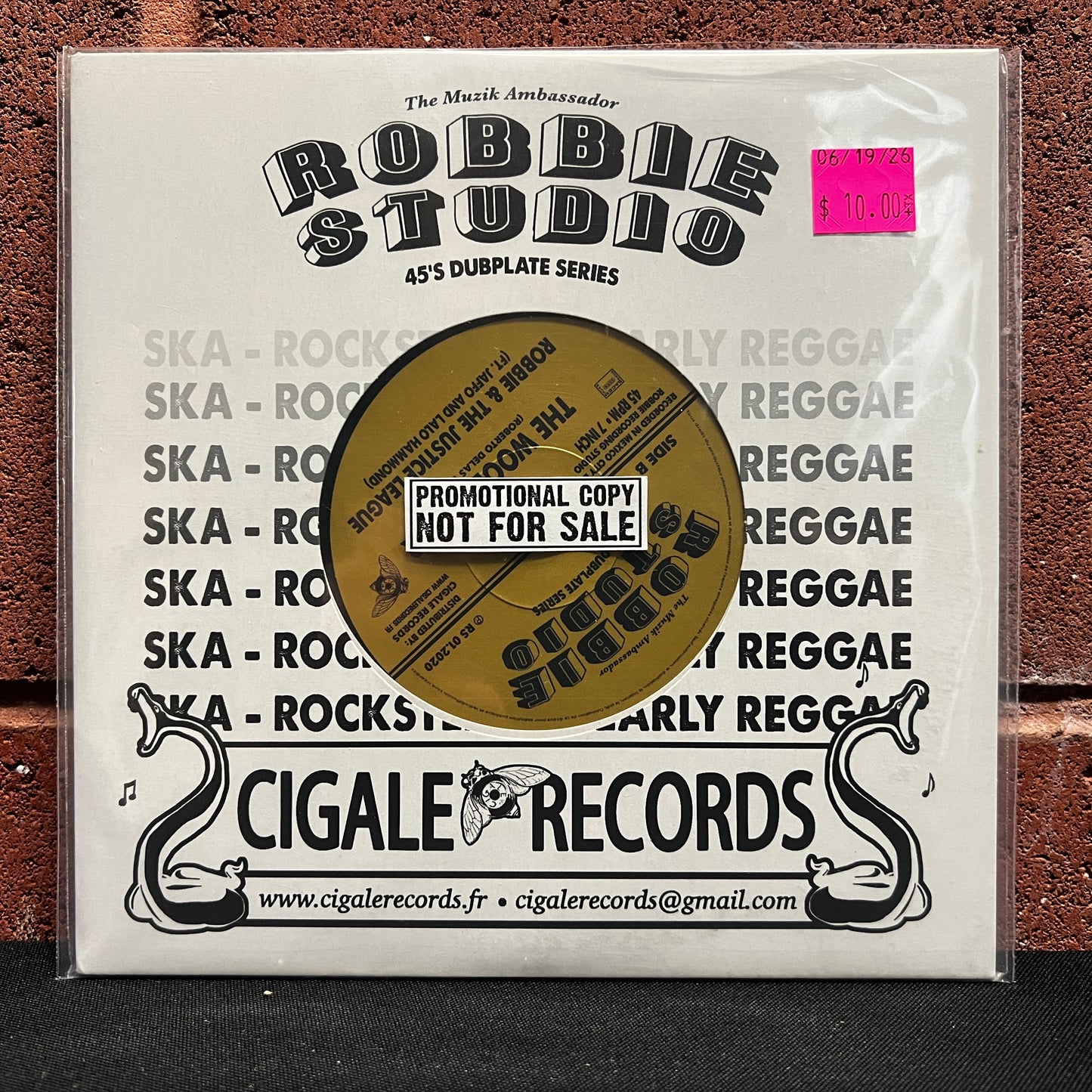 Used Vinyl: Robbie and the Justice League "The Woodpecker" 7" (Promo Copy)