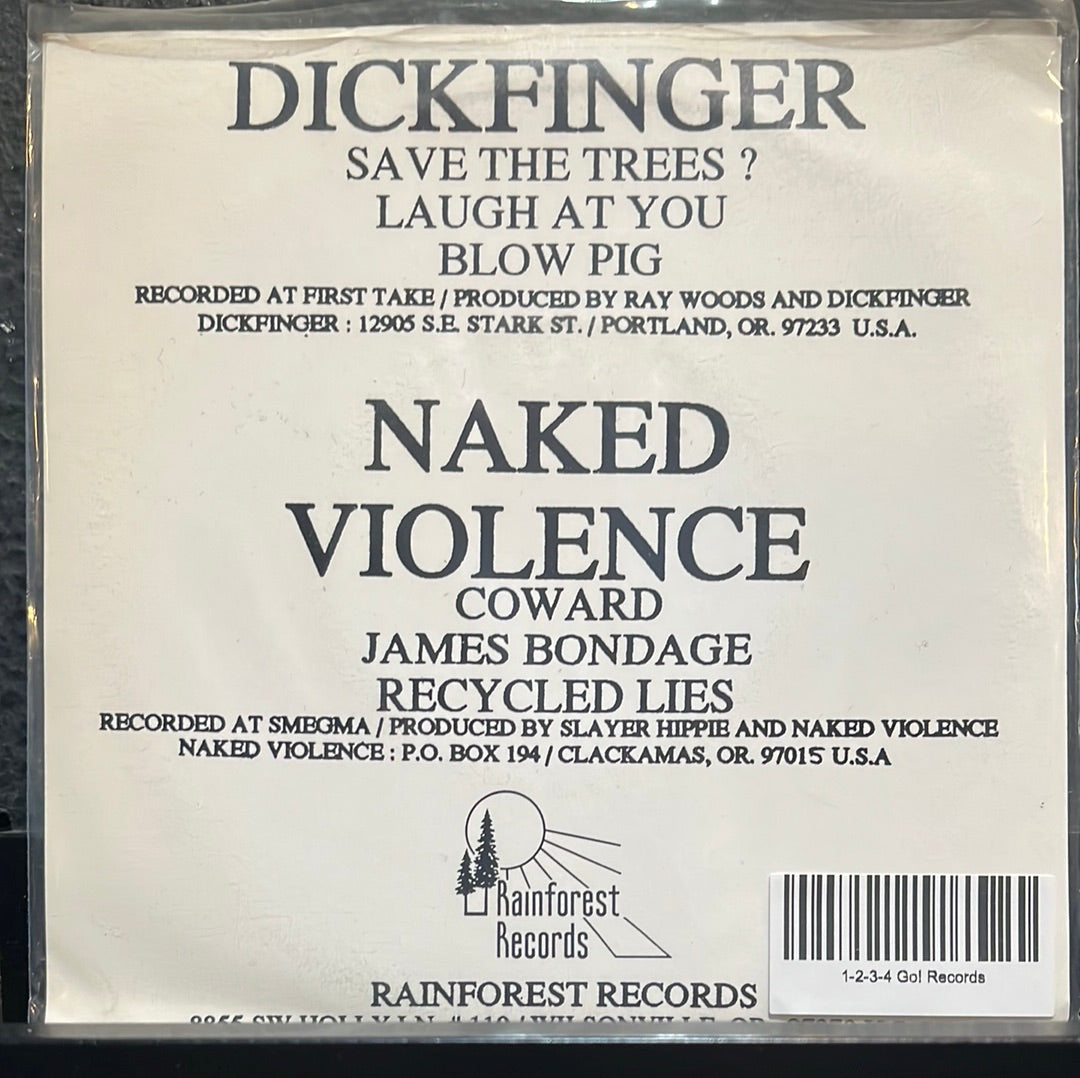 USED VINYL: Naked Violence / Dickfinger “Split” 7"