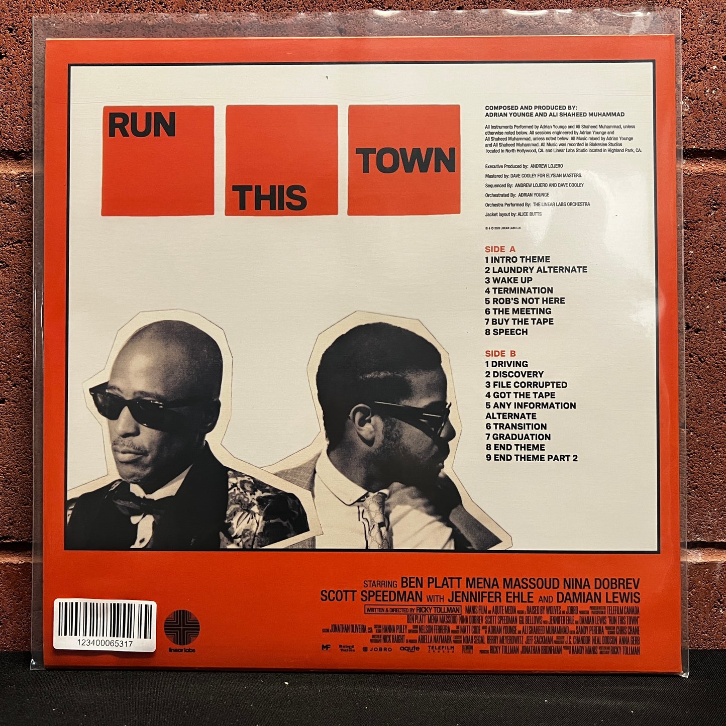 Used Vinyl: Ali Shaheed Muhammad and Adrian Younge "Run This Town (Original Score To The Motion Picture)" LP (2020 Press)