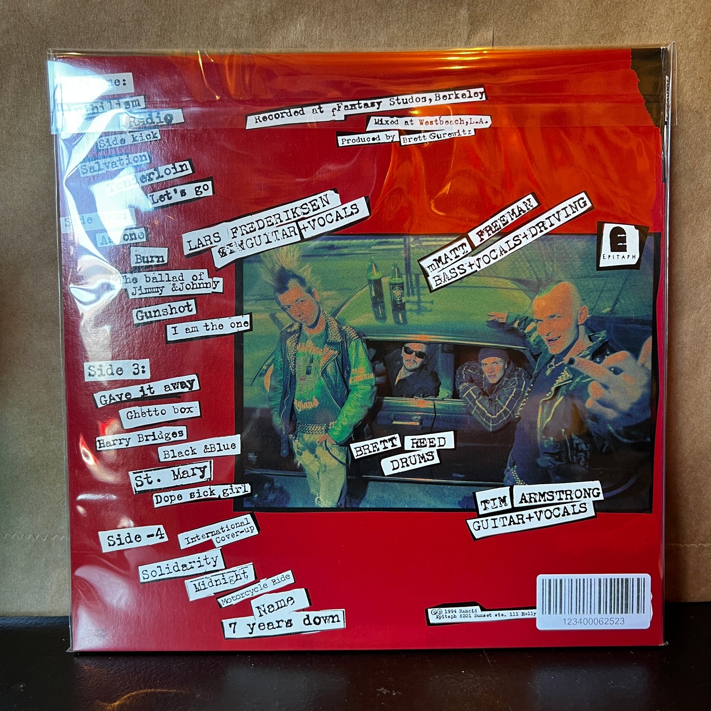 Used Vinyl: Rancid "Let's Go" 2x10" (Original 1994 pressing, White vinyl)