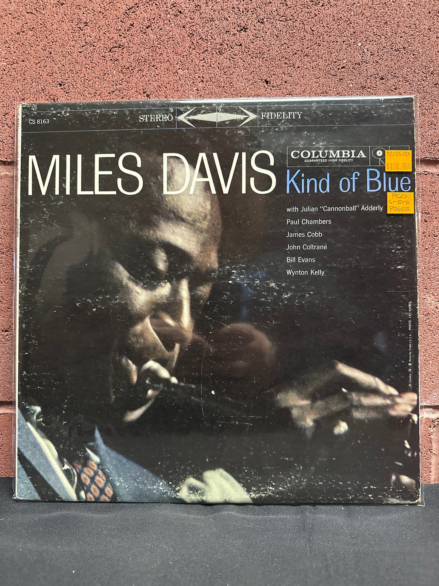 Used Vinyl:  Miles Davis ”Kind Of Blue” LP (1960 6-Eye Stereo)