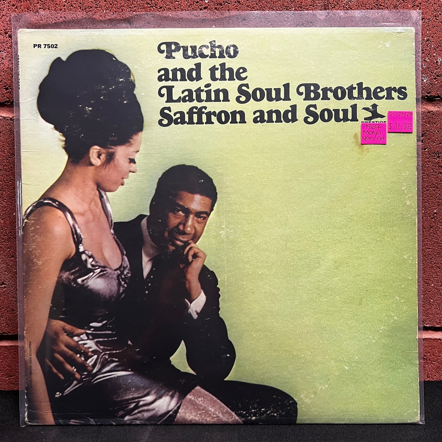 Used Vinyl: Pucho & His Latin Soul Brothers "Saffron & Soul" LP (1967 Mono Press)