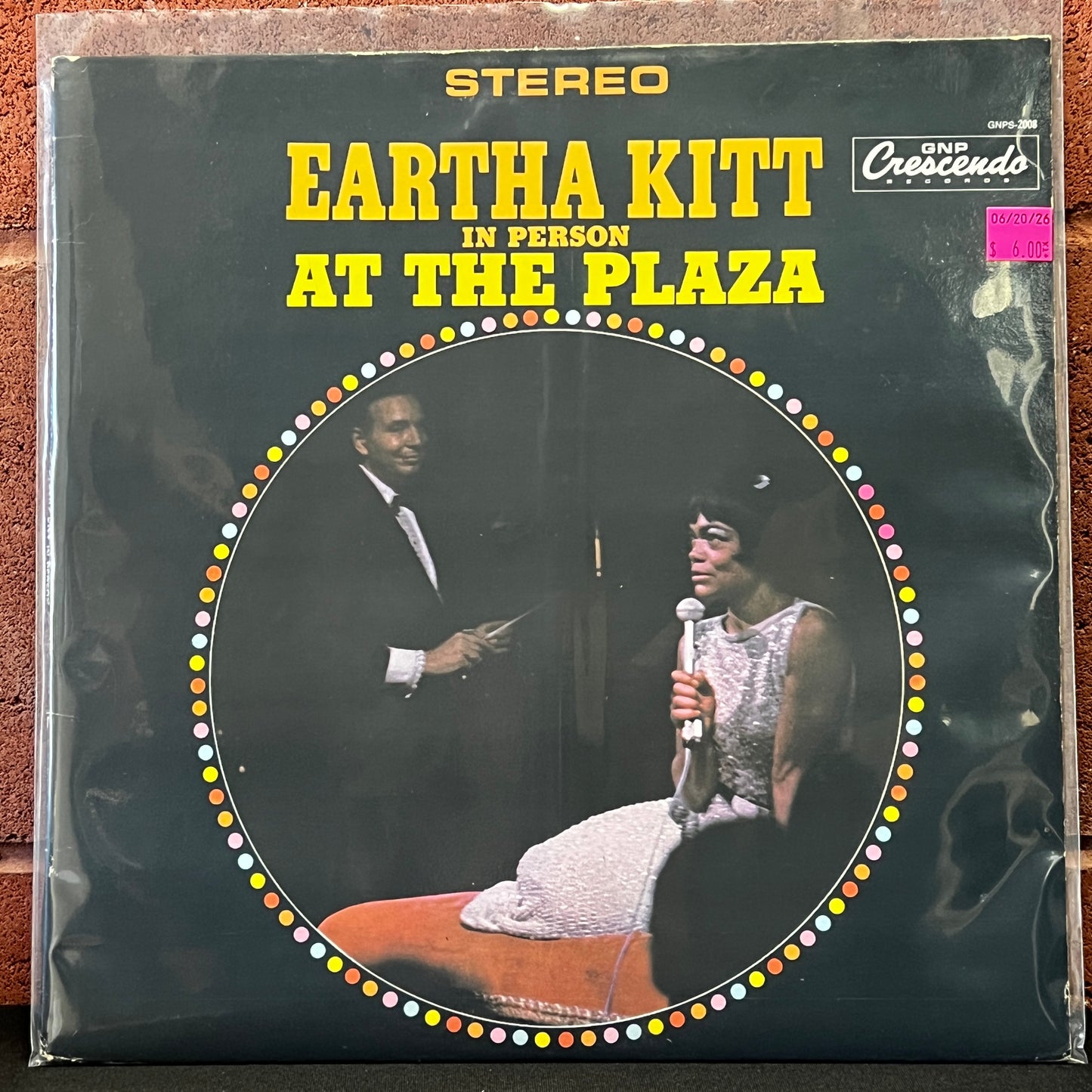 Used Vinyl: Eartha Kitt "In Person At The Plaza" LP
