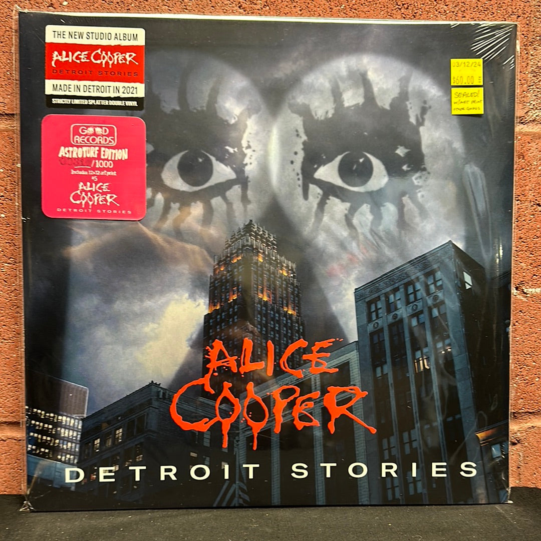 Used Vinyl:  Alice Cooper ”Detroit Stories” 2xLP (White with black splatter vinyl)