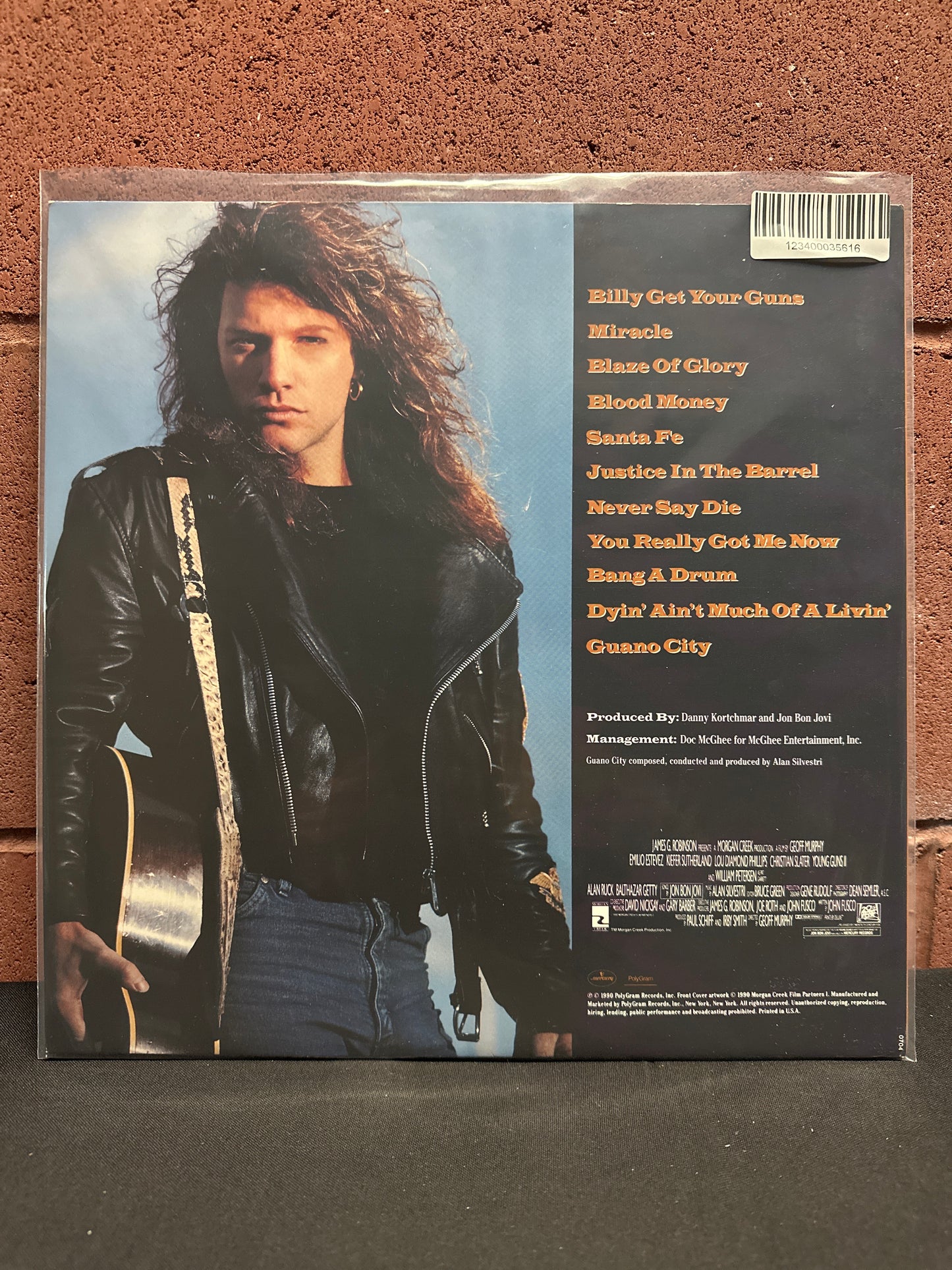 Used Vinyl:  Jon Bon Jovi ”Blaze Of Glory” LP