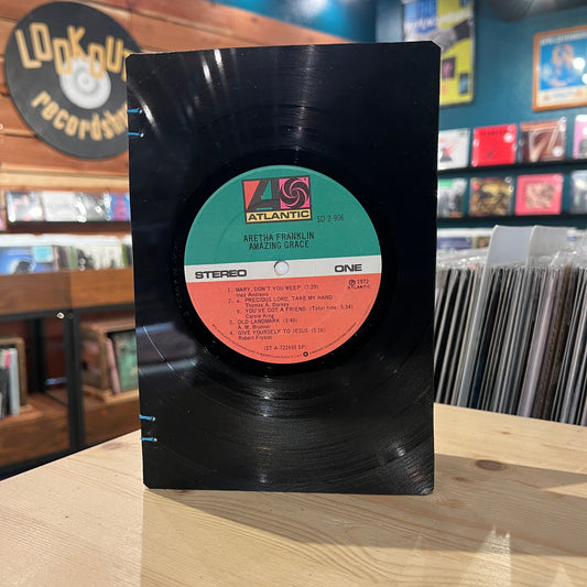 Aretha Franklin Recycled Vinyl Journal