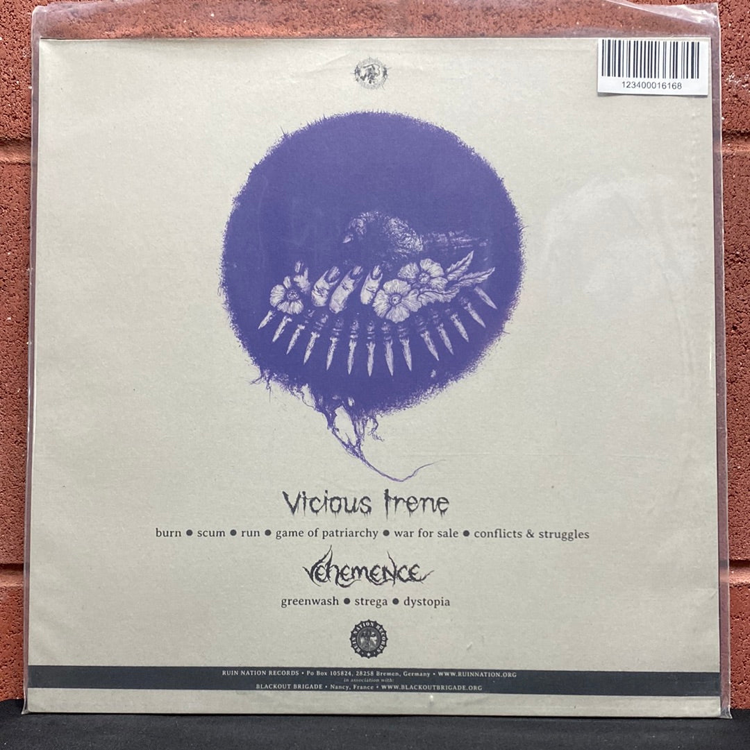 Used Vinyl:  Vicious Irene / Vehemence ”Vicious Irene / Vehemence” LP (Purple vinyl)