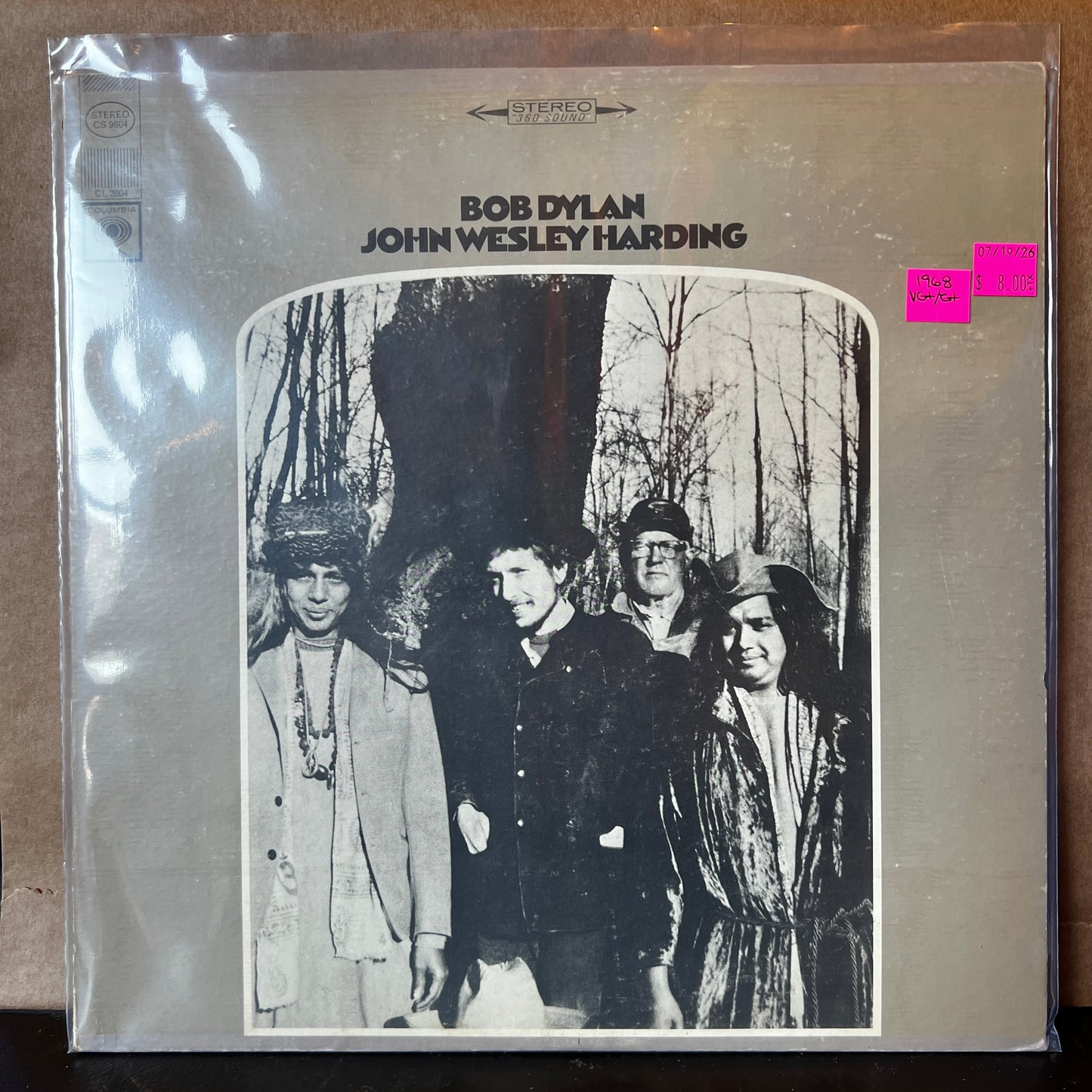 Used Vinyl: Bob Dylan "John Wesley Harding" LP (1968 Press)