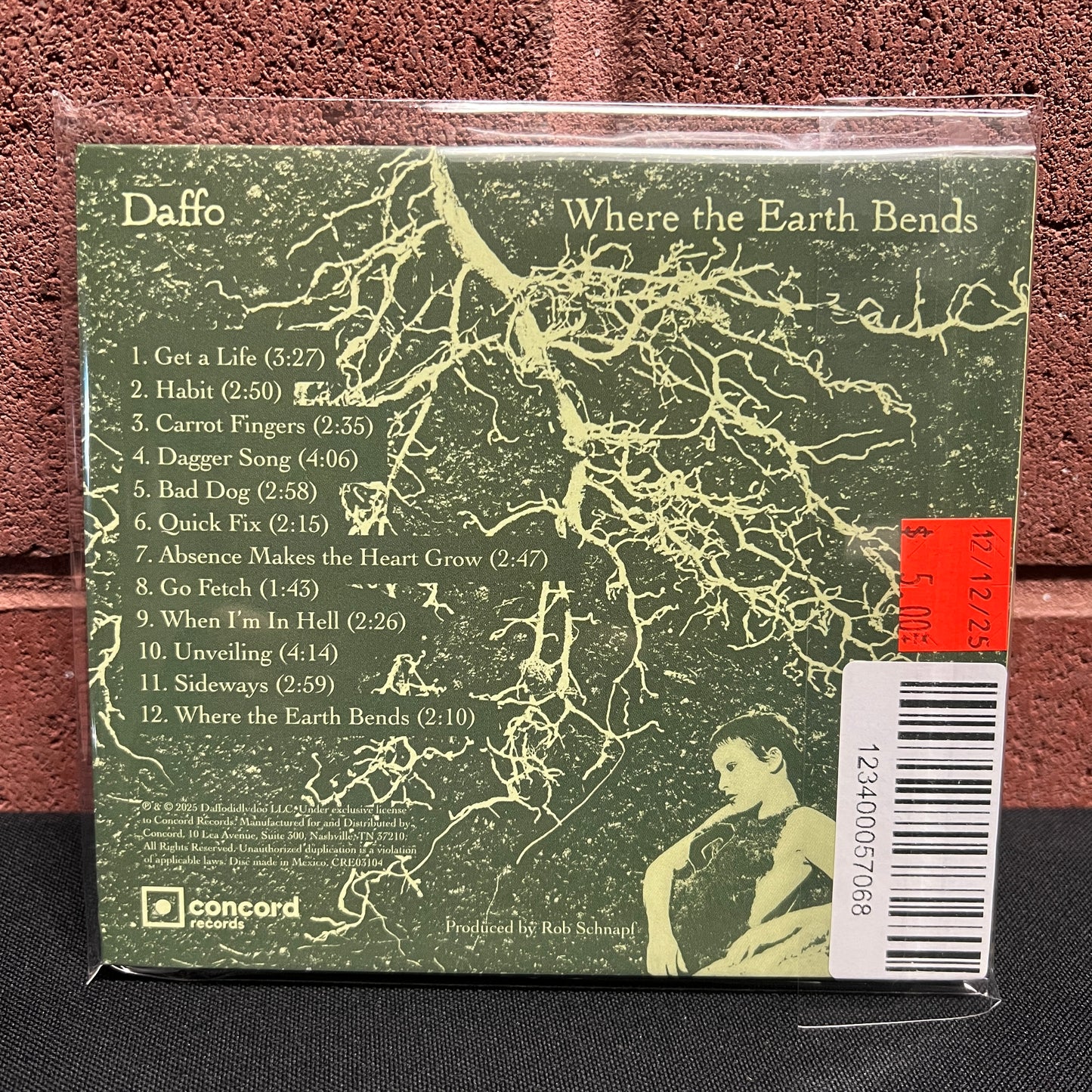 Used CD: Daffo "Where The Earth Bends" CD