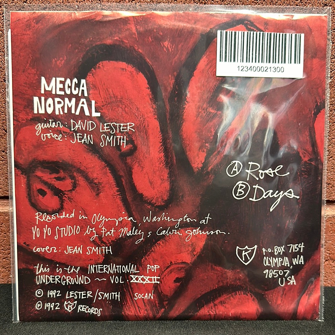 Used Vinyl:  Mecca Normal ”Rose” 7"